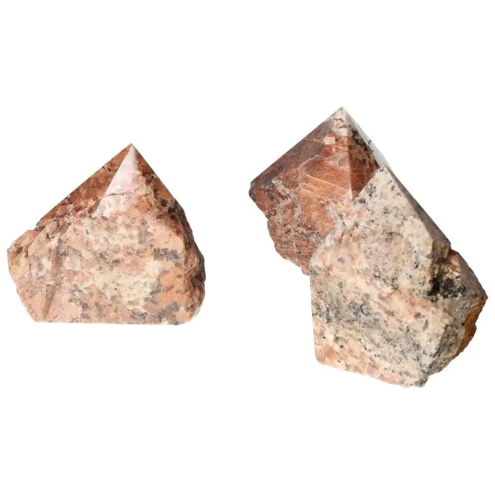 Polished Point Quartz With Feldspar L, luxury crystal from Sylvia Crystals, showcasing opulent natural beauty and spiritual connection.