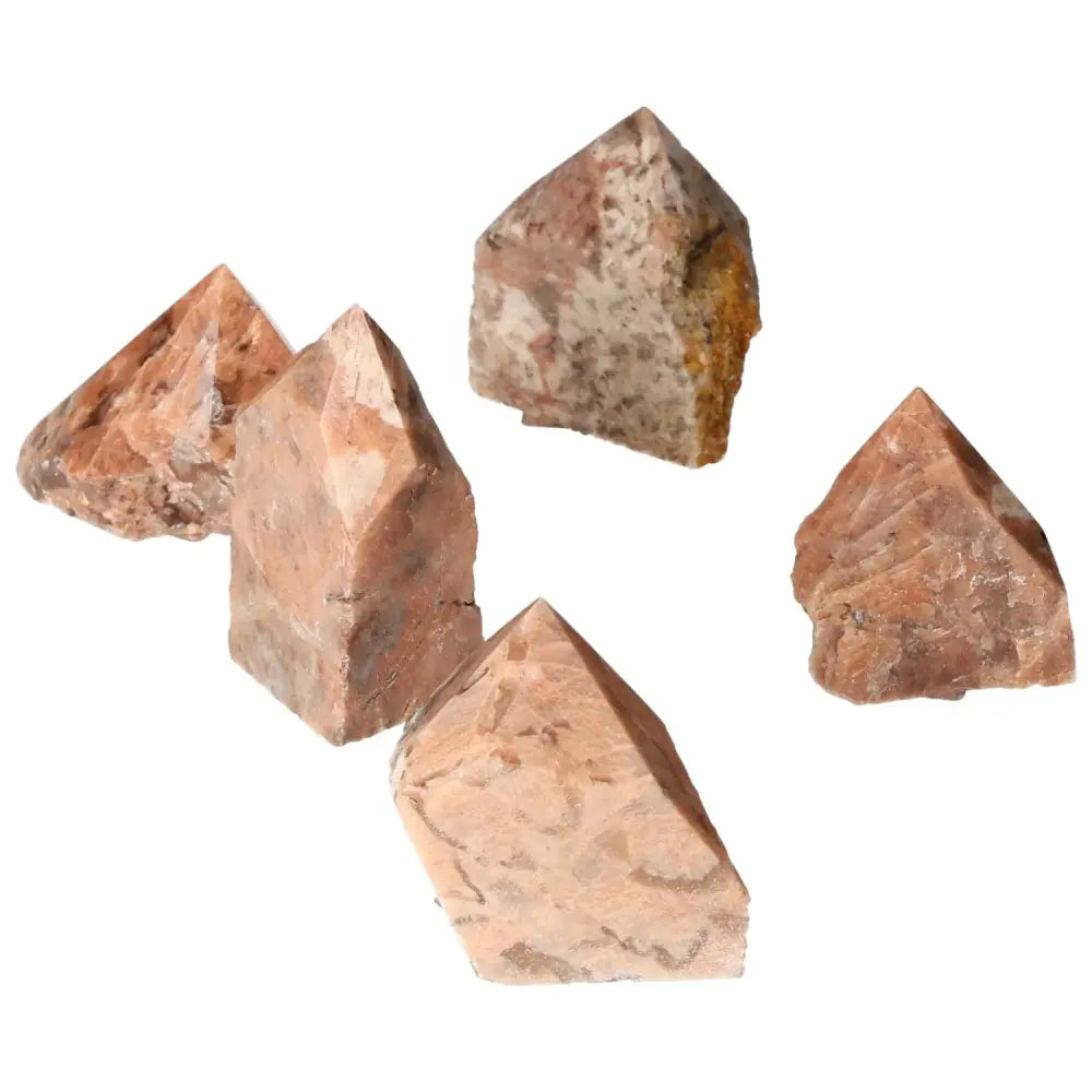 Polished Point Quartz with Feldspar from Sylvia Crystals, showcasing a blend of natural beauty and creativity-enhancing properties.