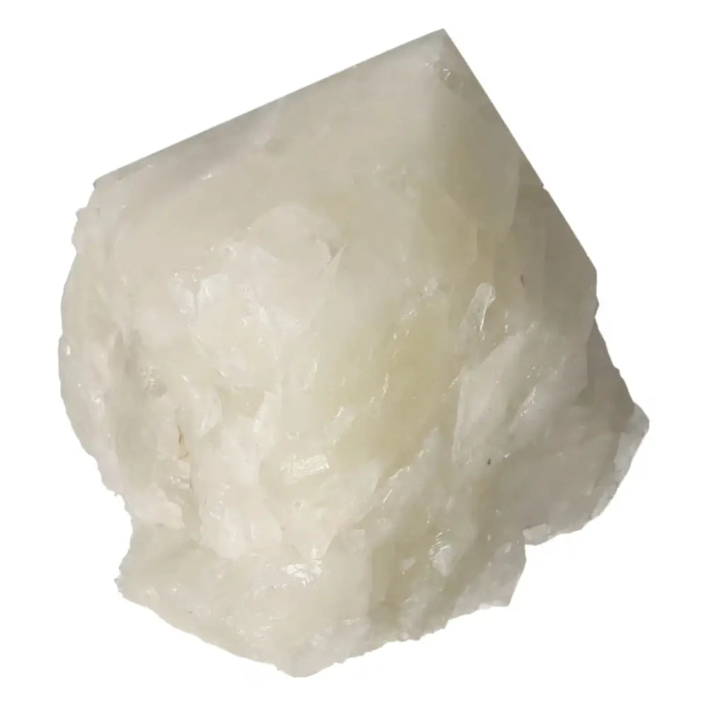 Polished Point Quartz With Sulphur crystal featuring vibrant yellow sulfur inclusions from Sylvia Crystals collection.