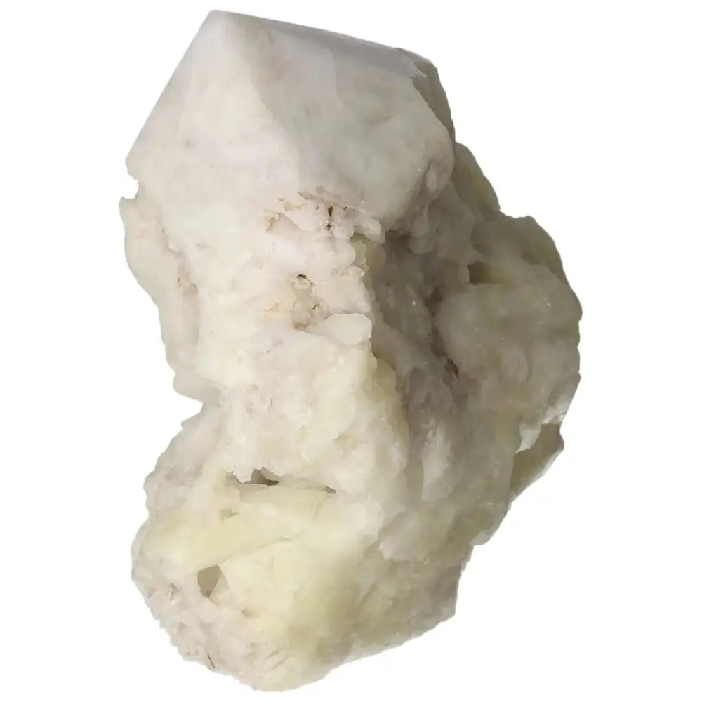 Polished Point Quartz with Sulphur crystal, handpicked for its clarity and vibrant inclusions, ideal for spiritual seekers and collectors.