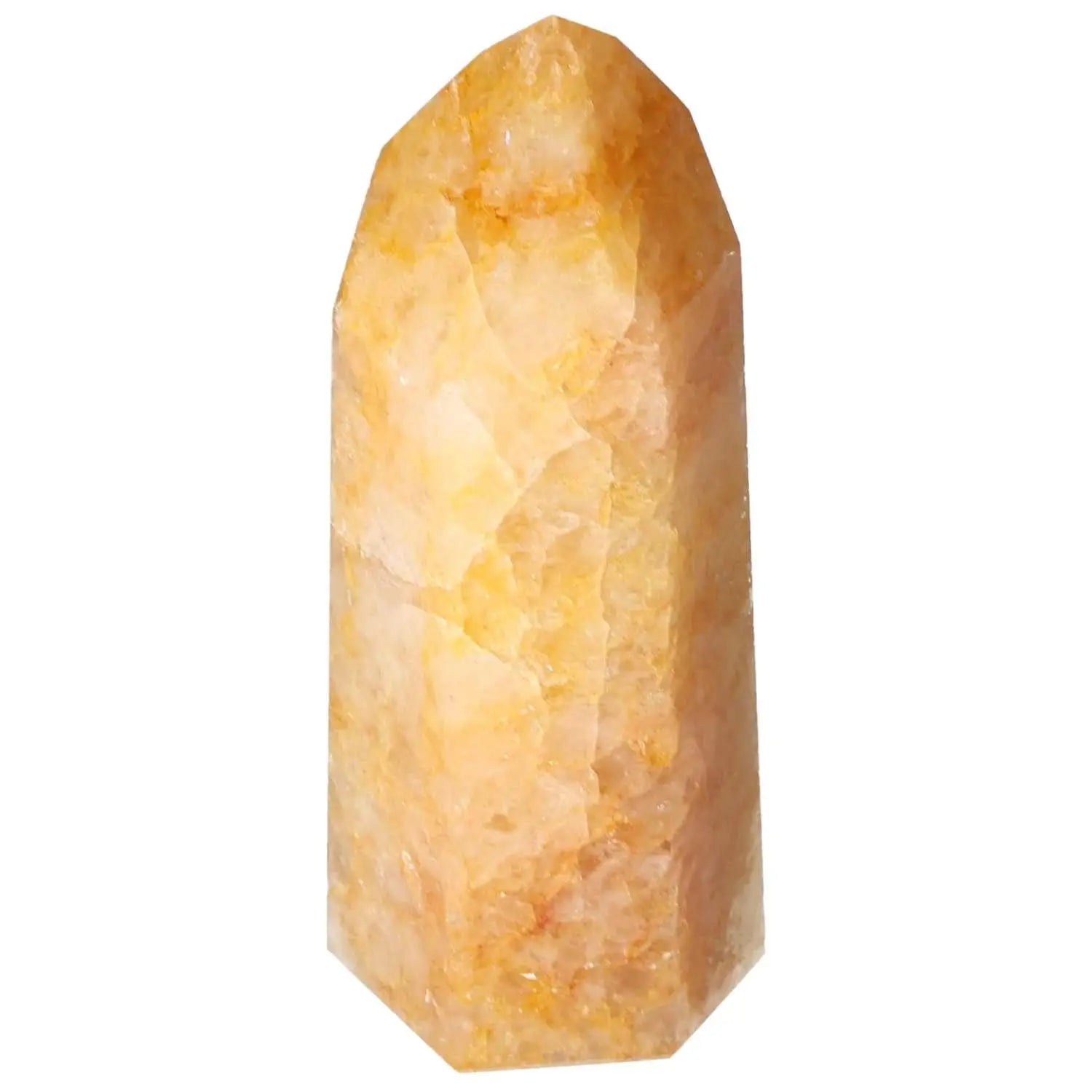 Polished Quartz Orange Obelisk, Sylvia Crystals, Tangerine Quartz, Vibrant Energy, Creative Inspiration, Spiritual Vitality