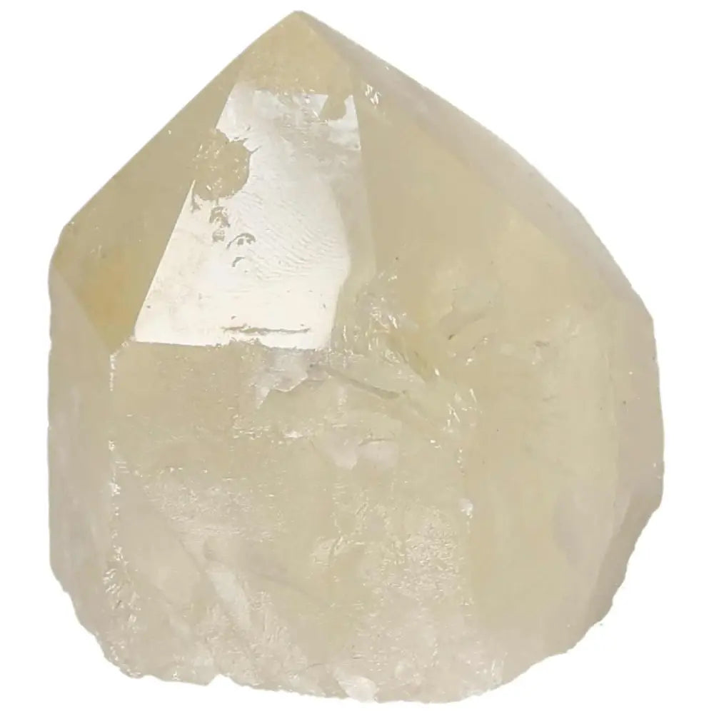 Polished Smoky Quartz Point crystal with a smooth finish, showcasing its natural grounding energy and protective qualities.