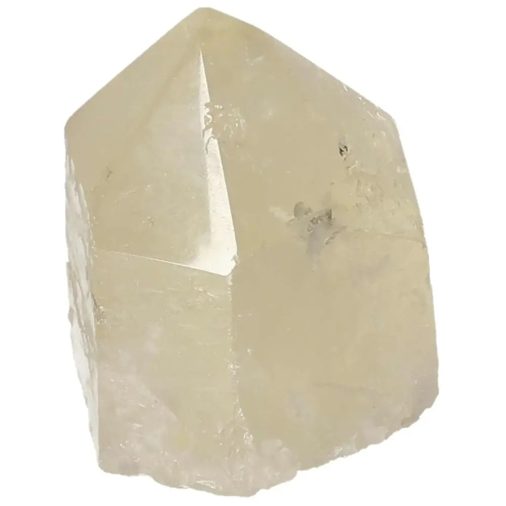 Polished Smoky Quartz Point crystal with a smooth finish, highlighting its natural beauty and grounding energy.