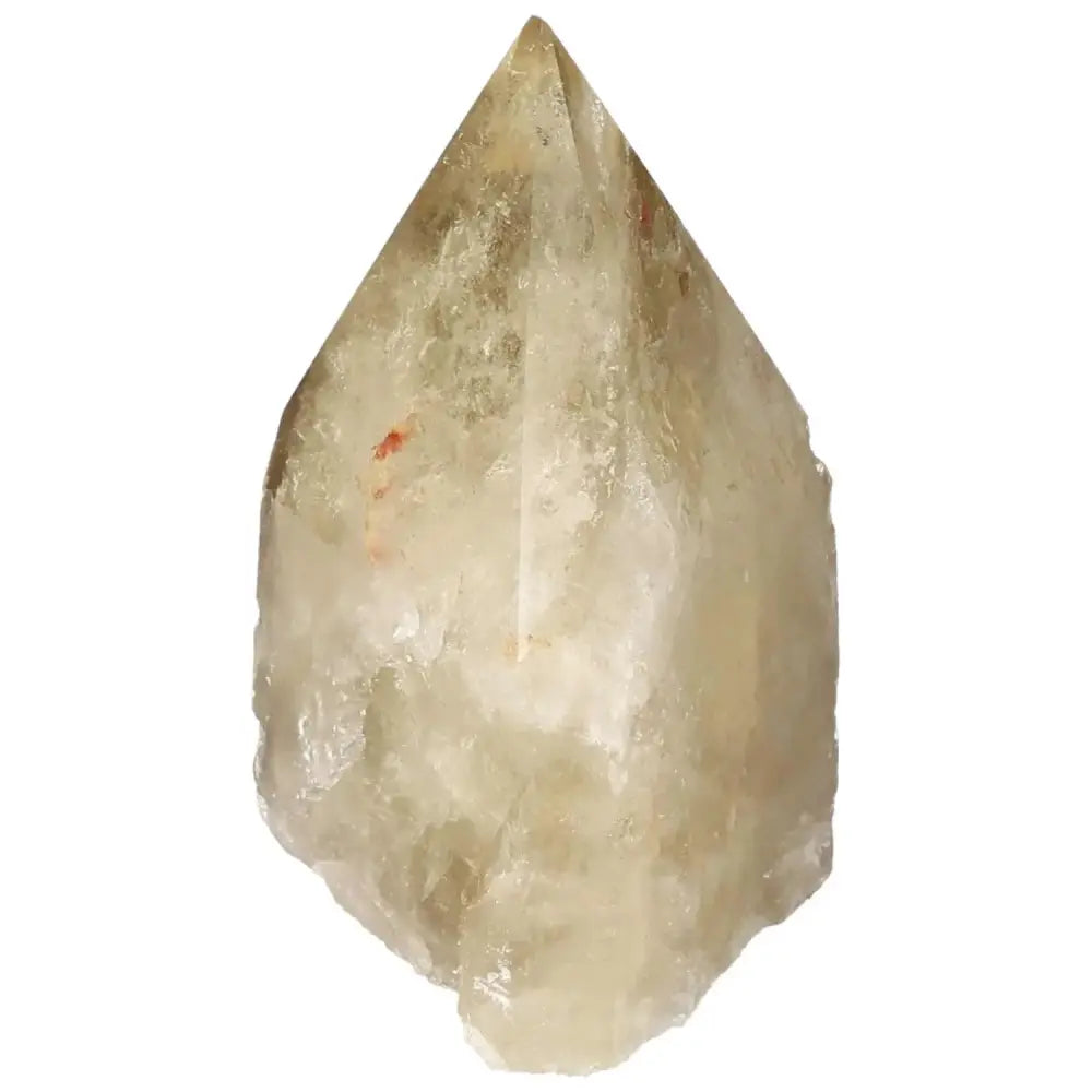 Polished Smoky Quartz Point crystal showcasing its luxury and grounding energy, available from Sylvia Crystals.