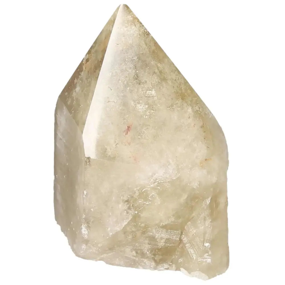 Polished Smoky Quartz Point crystal with grounding energy, luxury and protective properties from Sylvia Crystals.