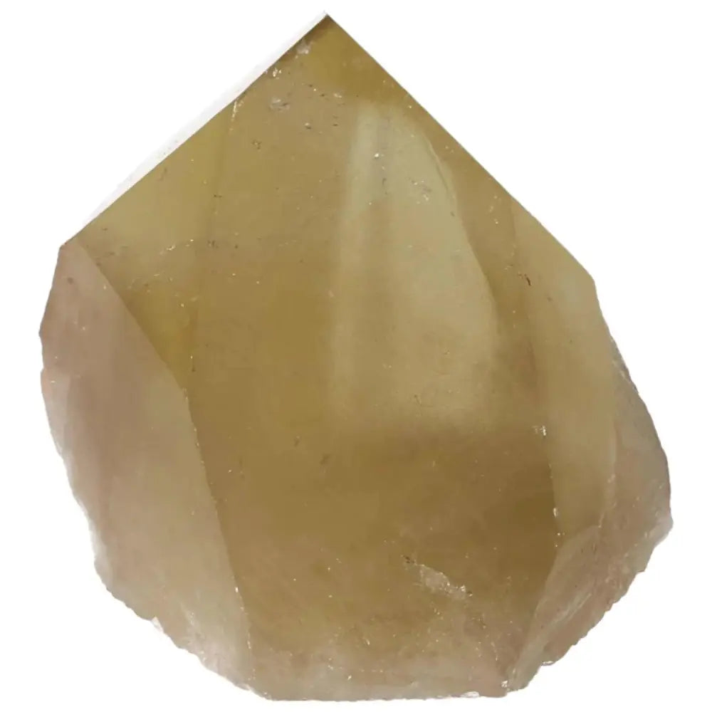 Alt Tag: Polished Smoky Quartz Point crystal from Sylvia Crystals, premium quality for spiritual grounding and protection practices.