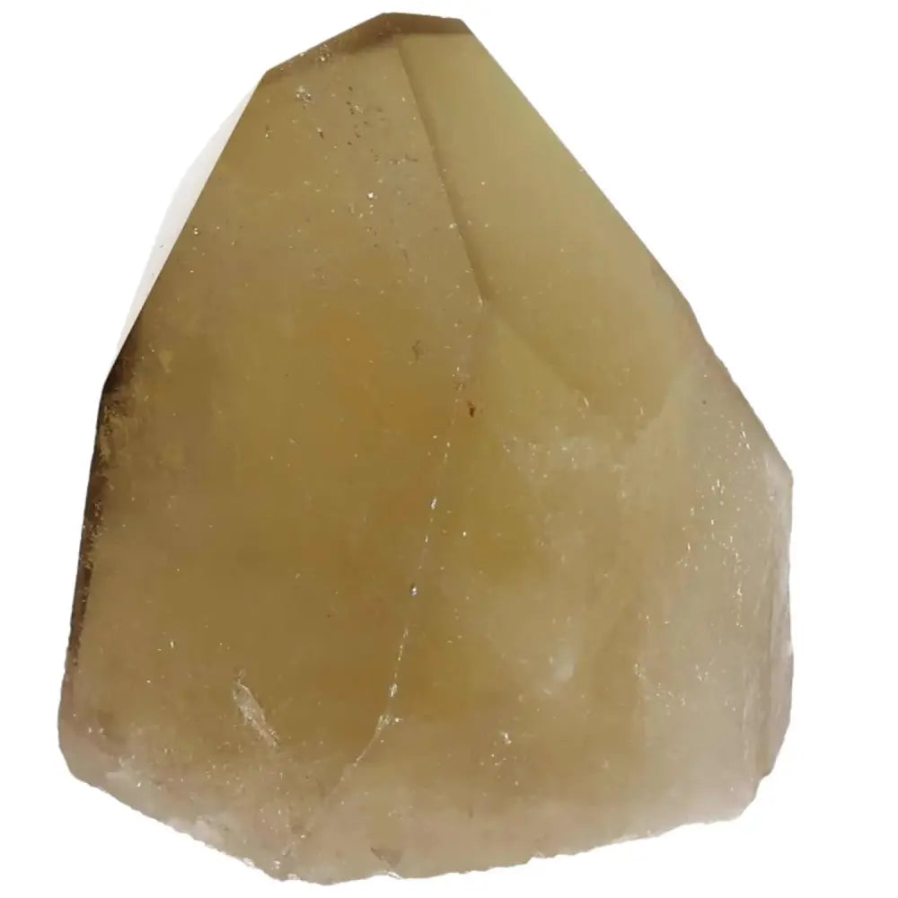 Polished Smoky Quartz Point crystal from Sylvia Crystals, offering grounding and spiritual protection.