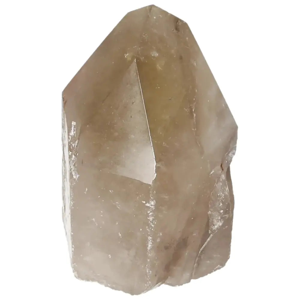 Polished Smoky Quartz Point crystal, handpicked for quality and brilliance, ideal for grounding and spiritual balance.