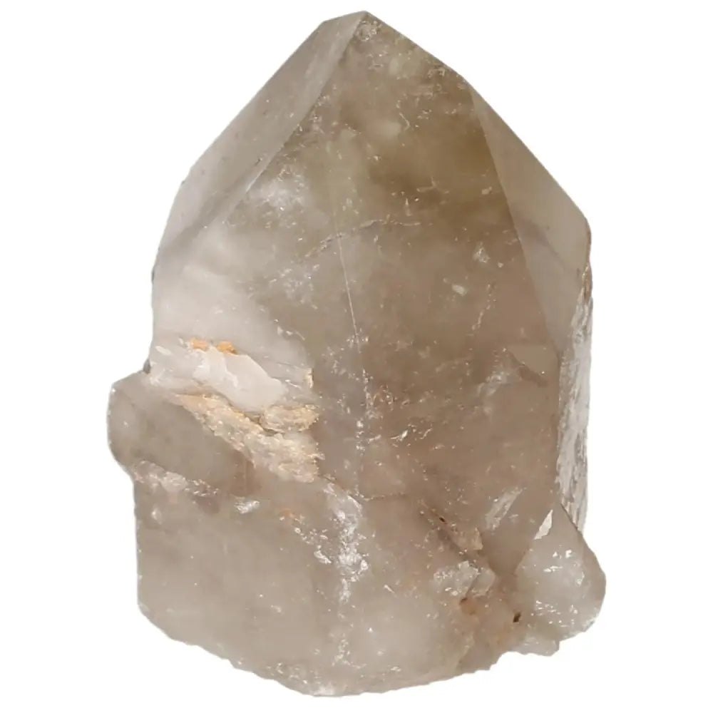 Polished Smoky Quartz Point crystal offering grounding and protection, from Sylvia Crystals collection.