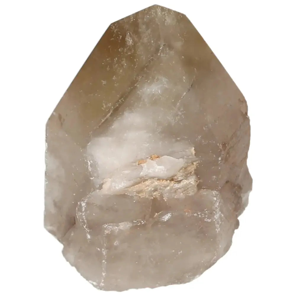 Polished Smoky Quartz Point for spiritual balance and protection, from Sylvia Crystals, showcasing quality and brilliance.