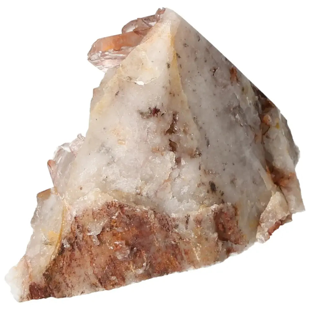 Polished Tangerine Quartz Point crystal from Sylvia Crystals, showcasing radiant tangerine hues and polished to perfection for energy healing.