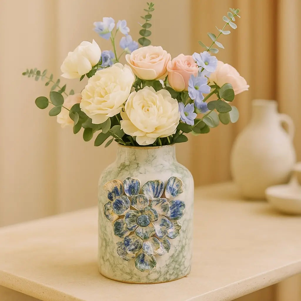 Porcelain Style Vase – Elegant Simplicity and Timeless Grace Sylvia Crystals Sp. z o.o.