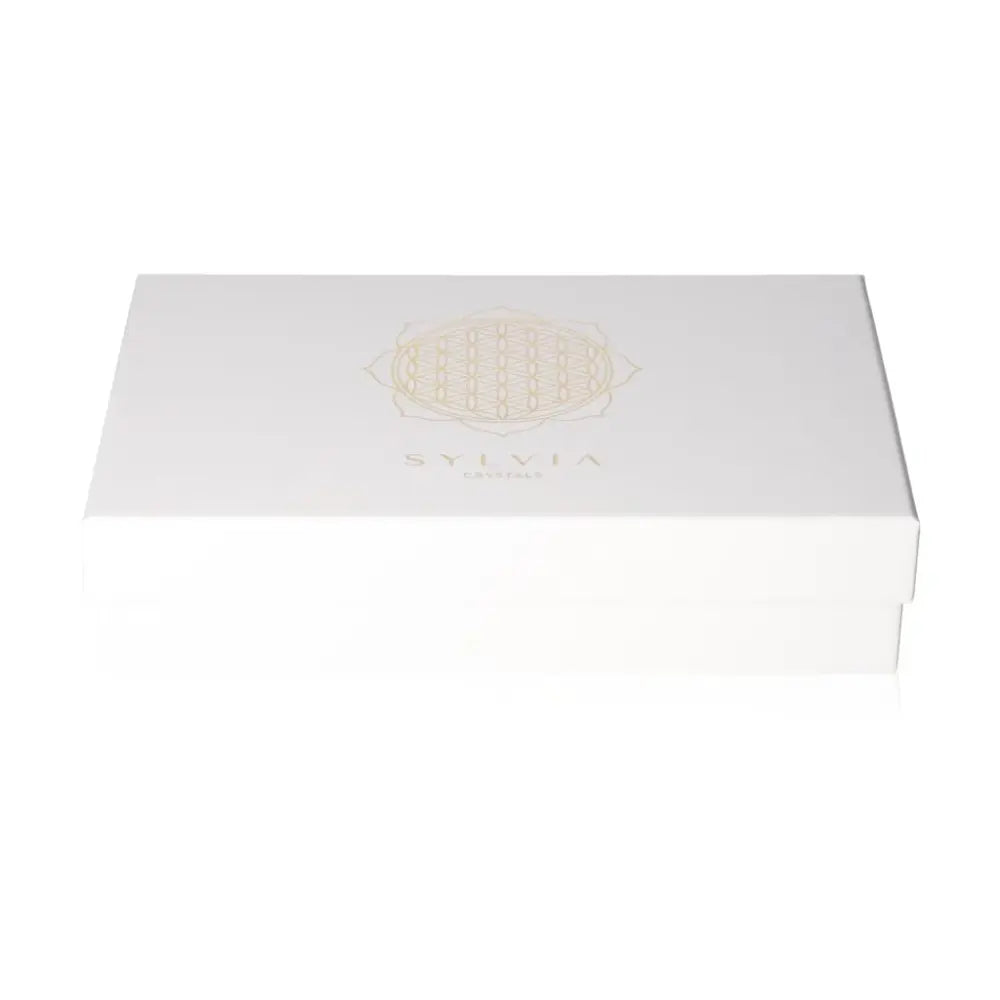 Elegant white box with 9 compartments for versatile storage and organization.