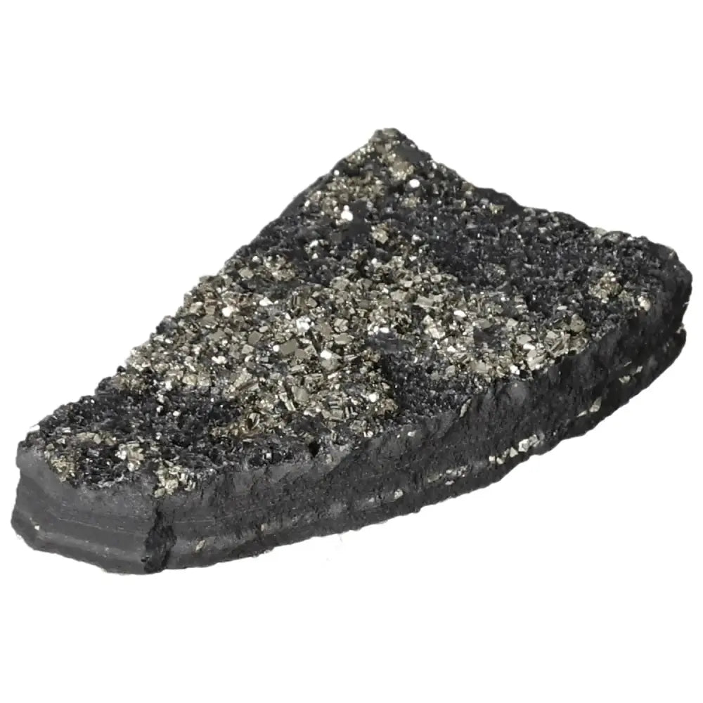 Exquisite Pyrite With Basalt crystal, embodying luxury and sophistication; perfect for enhancing independence and creativity.