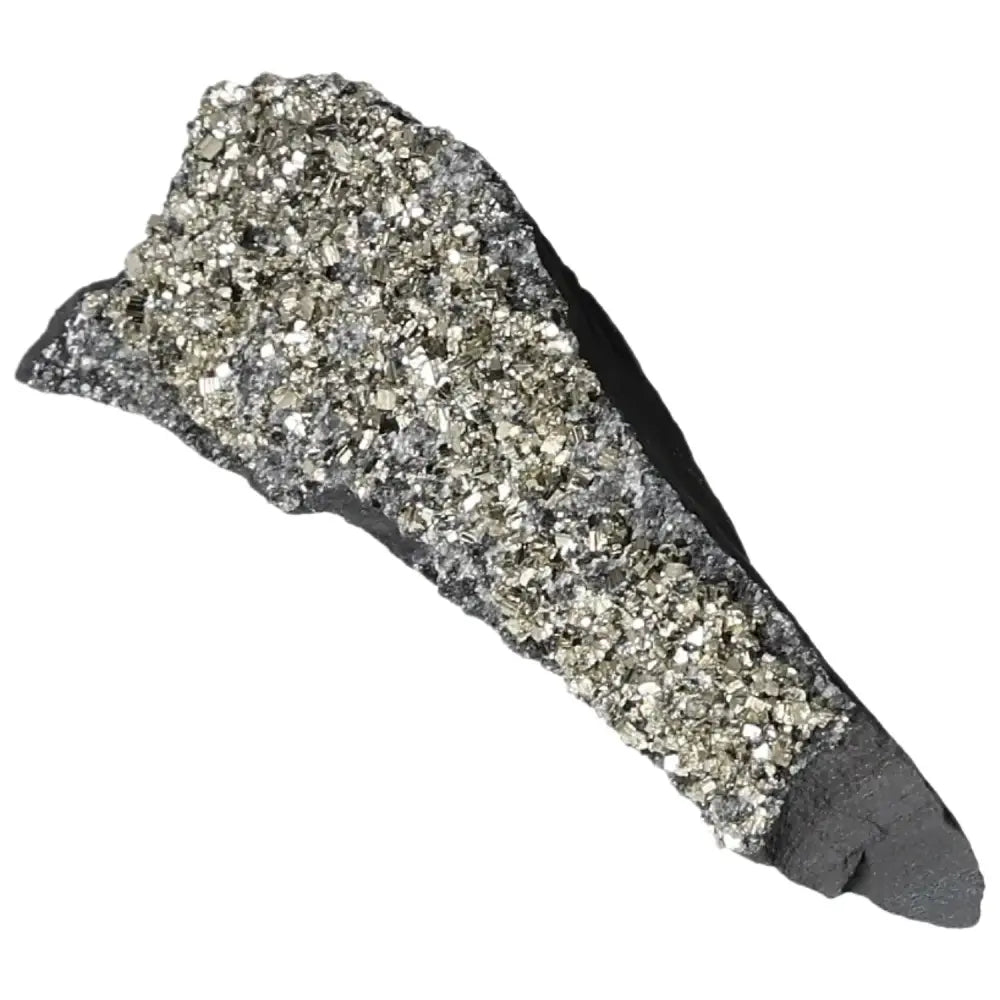 Premium Sylvia Crystals Pyrite with Basalt for elegance and spirituality