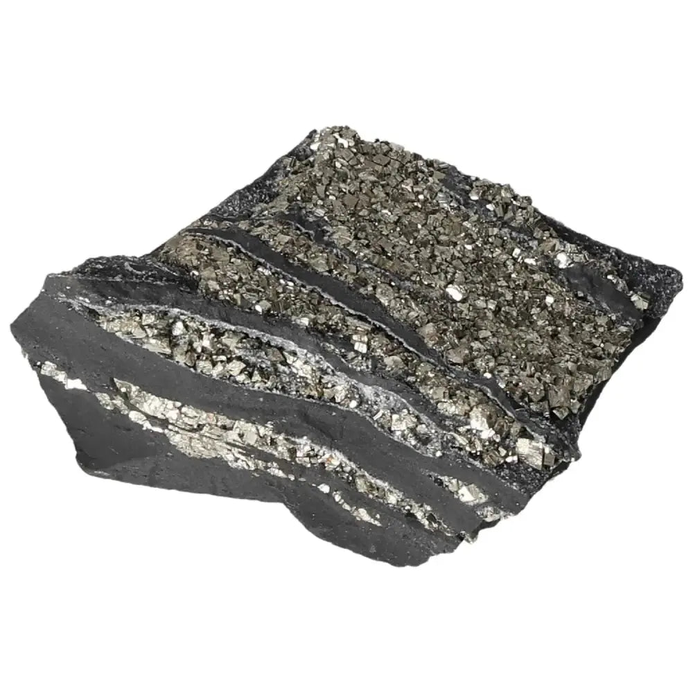 Premium Sylvia Crystals' Pyrite With Basalt, showcasing nature's elegance and luxury, handpicked for quality and authenticity.
