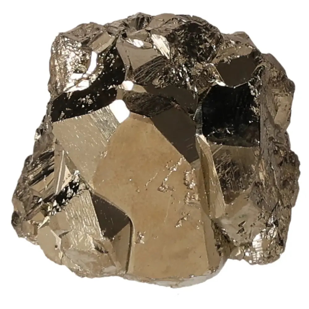 Pyrite druze with a radiant golden hue and metallic luster, resembling gold. Known as Fool's Gold, symbolizes abundance and prosperity.