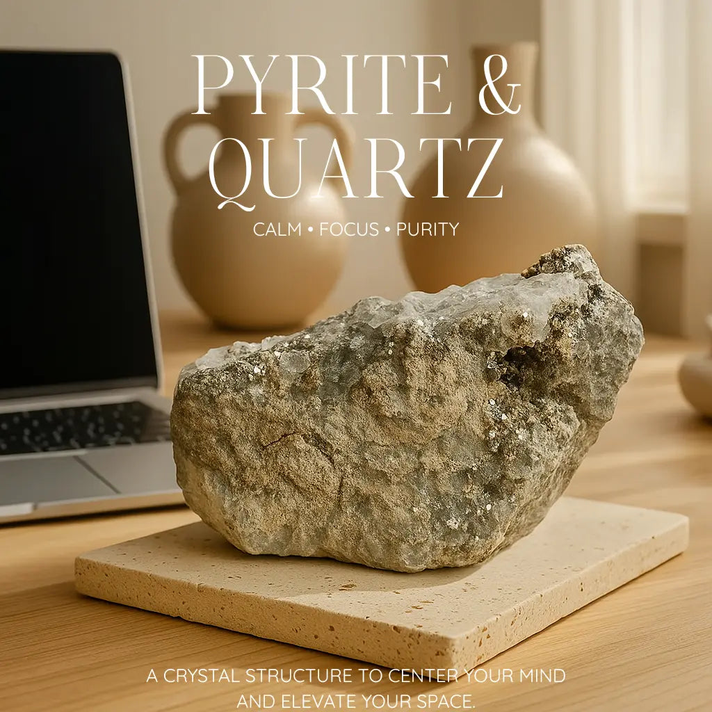 Pyrite with Quartz and Chalcopyrite Sylvia Crystals Sp. z o.o.