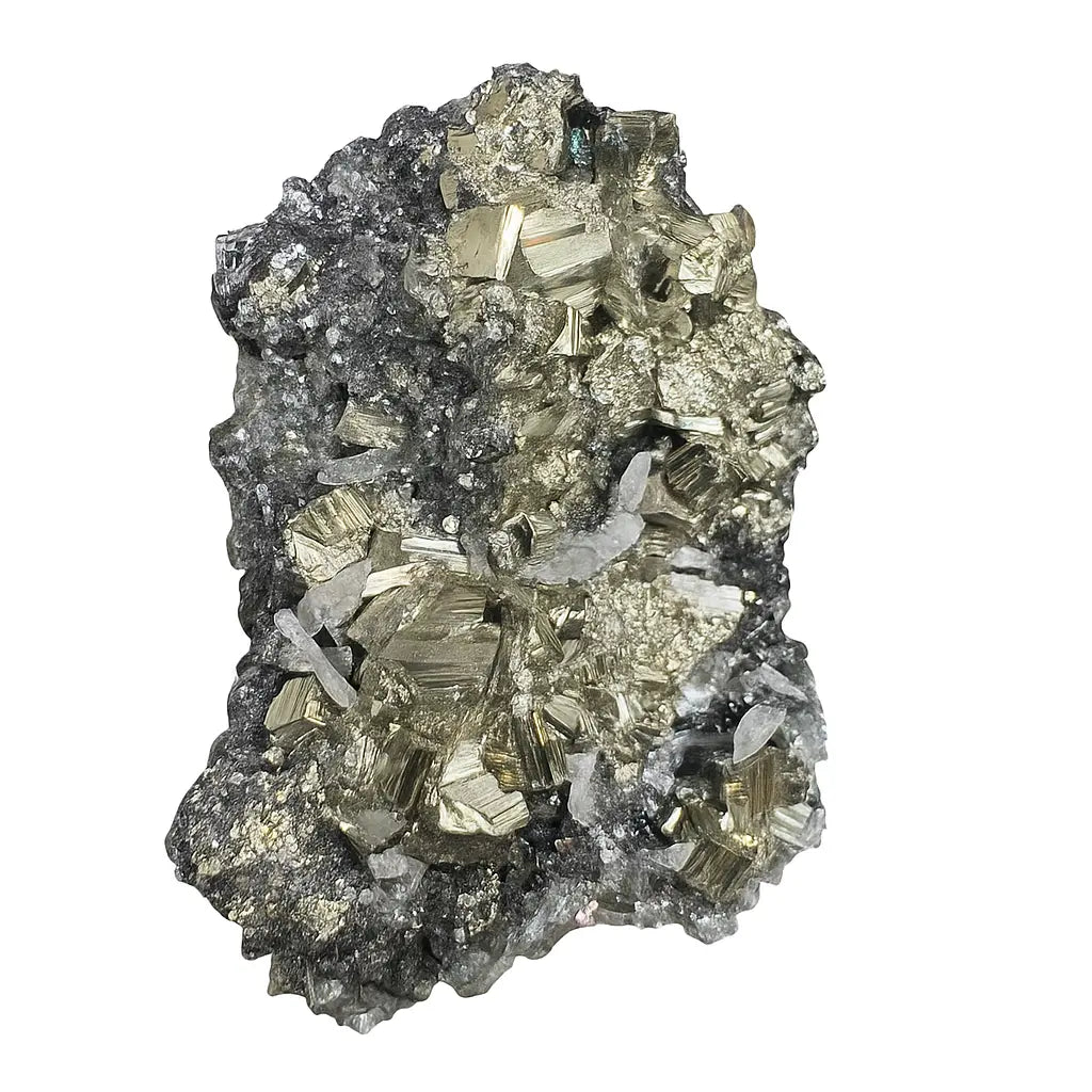 Pyrite with Sphalerite and Quartz Sylvia Crystals Sp. z o.o.