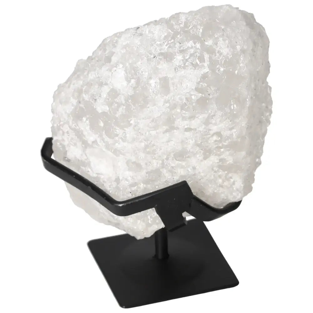 Quartz Crystal Bubble on display, highlighting its translucent beauty and energy balancing properties.