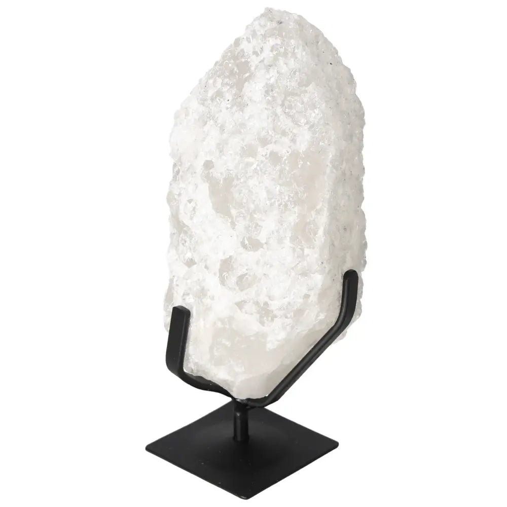 Quartz Crystal Bubble on stand, premium quality crystal by Sylvia Crystals for spiritual enhancement and decoration.