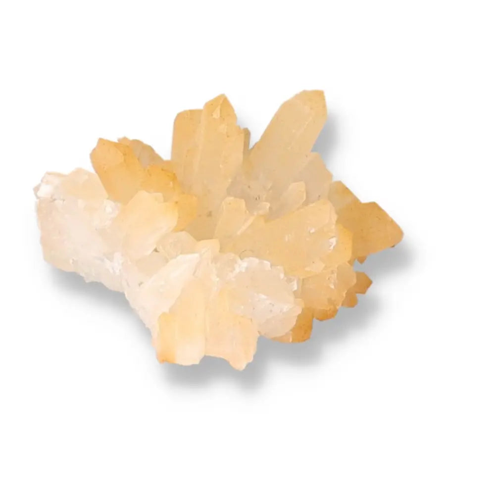 Quartz Crystal with Iron Oxide showcasing earthy beauty and spiritual depth.