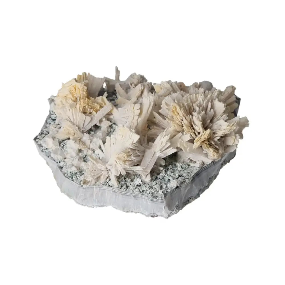 Rare quartz pseudomorph after zeolite mineral specimen from Sylvia Crystals showcasing unique transformation properties.