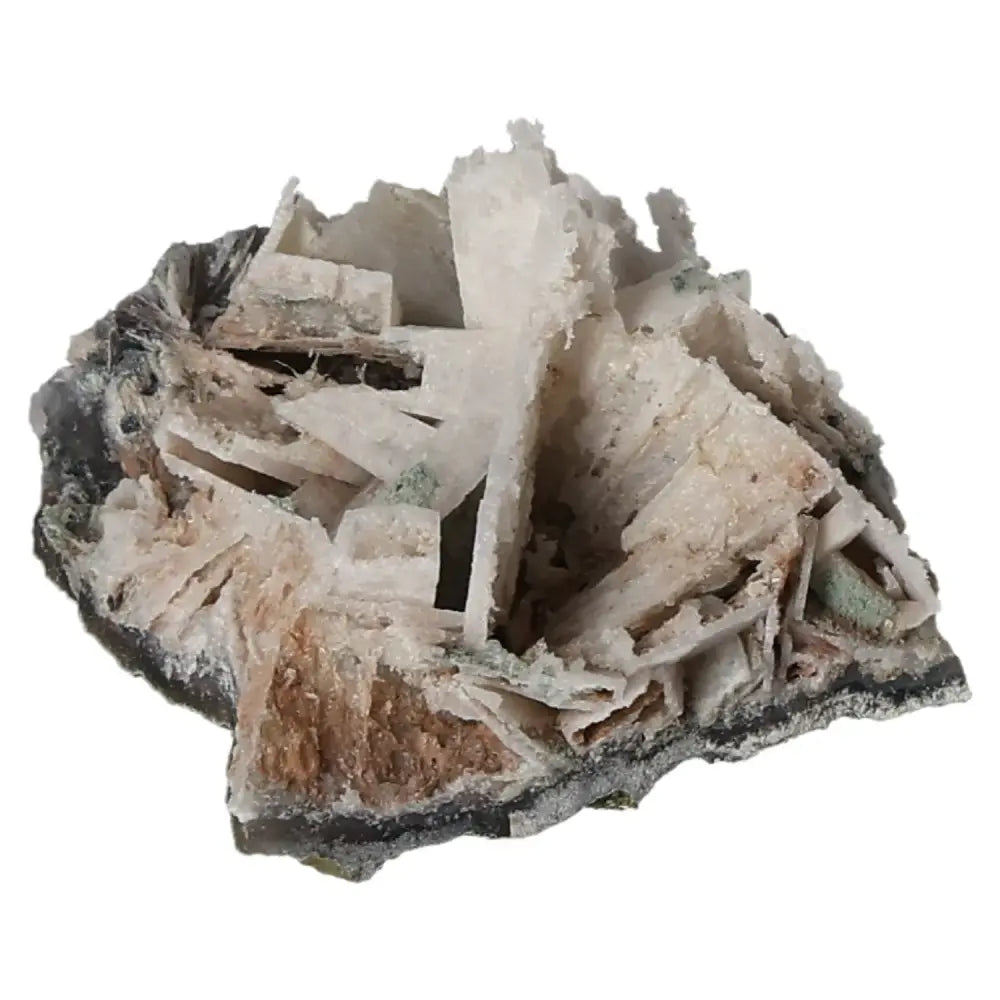 Quartz pseudomorph after zeolite mineral specimen showcasing rare transformation from Sylvia Crystals.