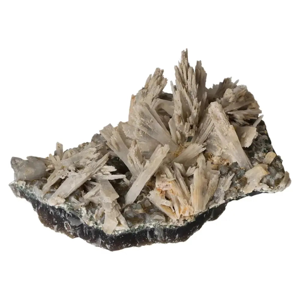 Quartz pseudomorph after zeolite mineral specimen showcasing rare crystal transformation and unique silica structure.