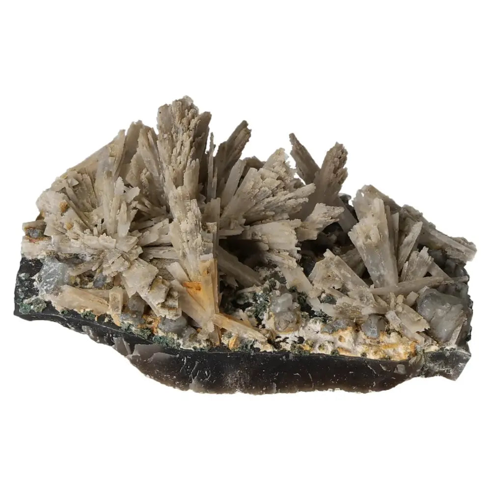 Quartz pseudomorph after zeolite mineral specimen showcasing rare transformation by Sylvia Crystals.