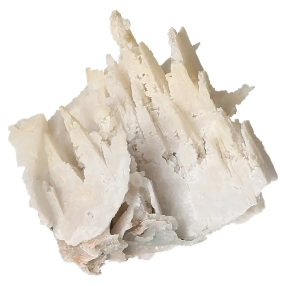 Quartz pseudomorph after zeolite mineral specimen showing unique transformation and structure, available at Sylvia Crystals.