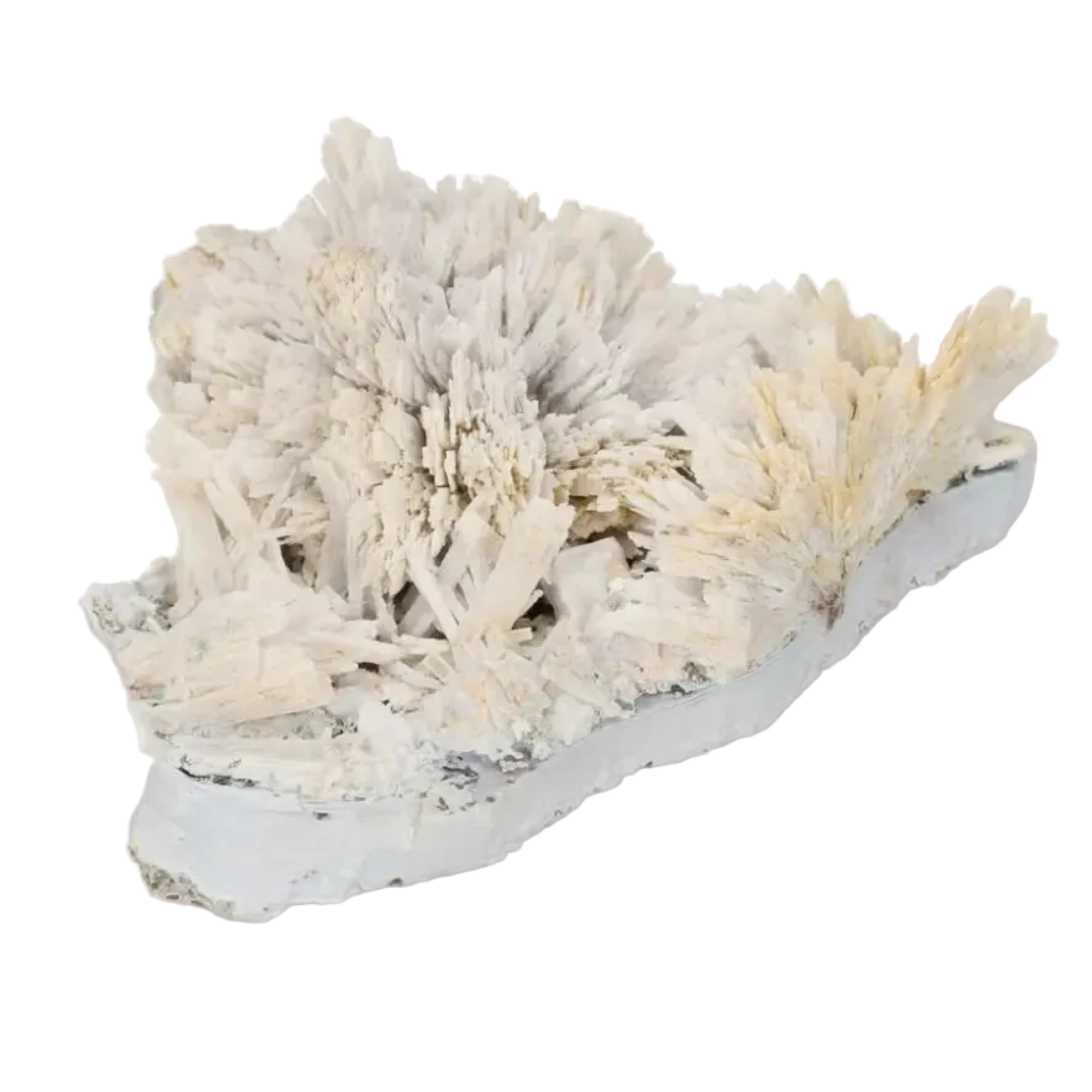 Quartz pseudomorph after zeolite mineral specimen from Sylvia Crystals showcasing rare transformation and intricate natural formation.