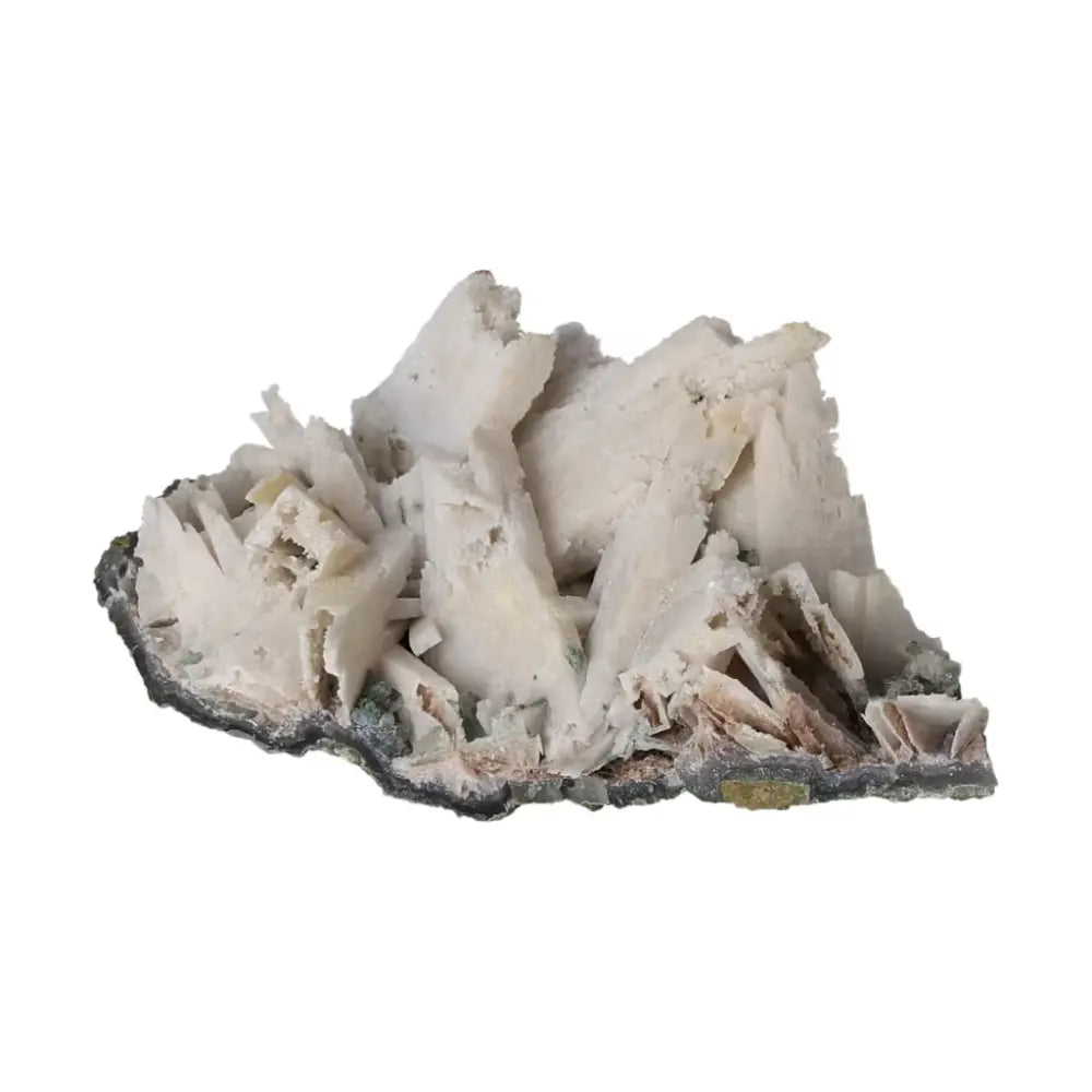 Quartz pseudomorph after zeolite mineral specimen showcasing rare crystal transformation from Sylvia Crystals.