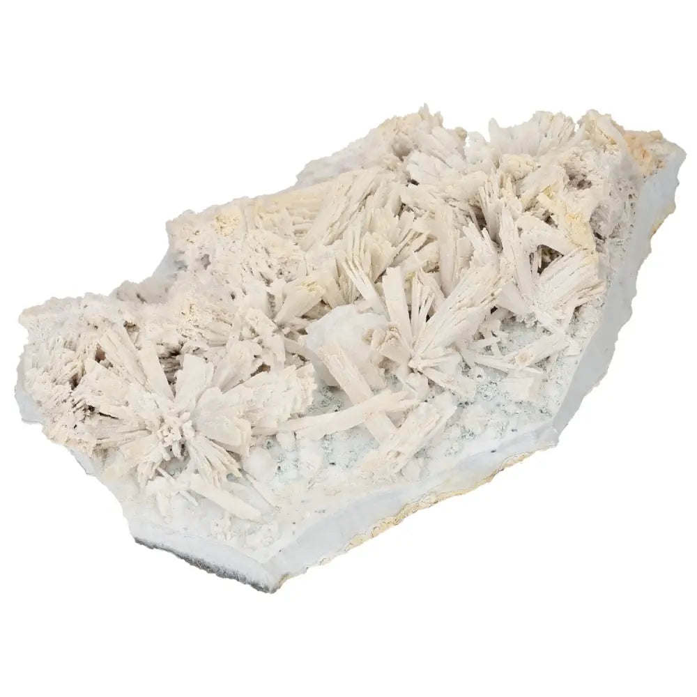 Rare quartz pseudomorph after zeolite mineral specimen showcasing natural transformation from Sylvia Crystals.