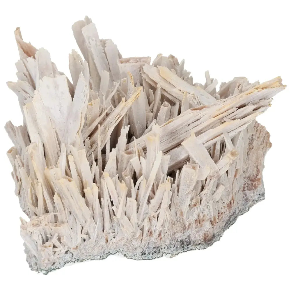 Rare quartz pseudomorph after zeolite mineral specimen featuring unique crystal transformation, available at Sylvia Crystals.