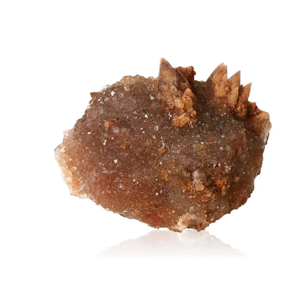 Quartz stalactite with layered structure embodying luxury and spirituality by Sylvia Crystals.