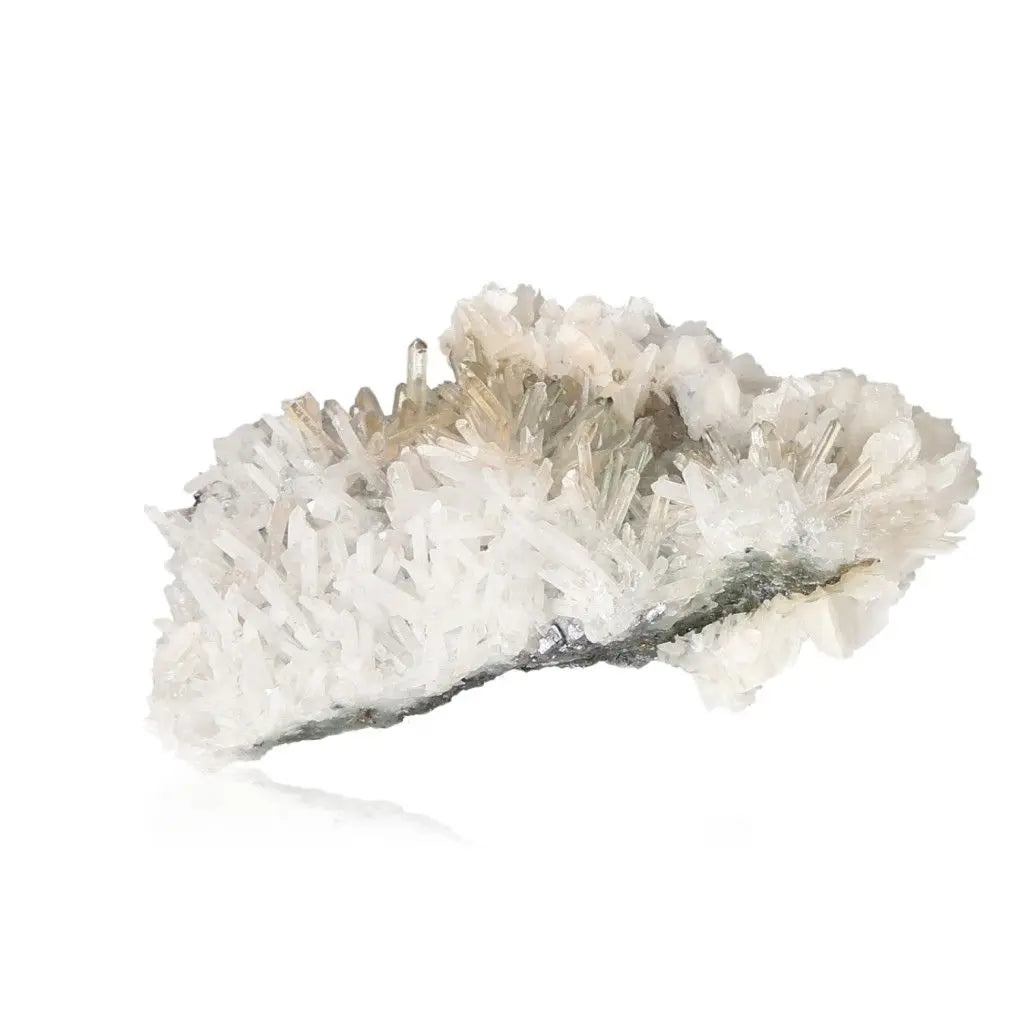 Quartz crystal formation showcasing natural beauty and color variability, ideal for spiritual energy and personal empowerment.
