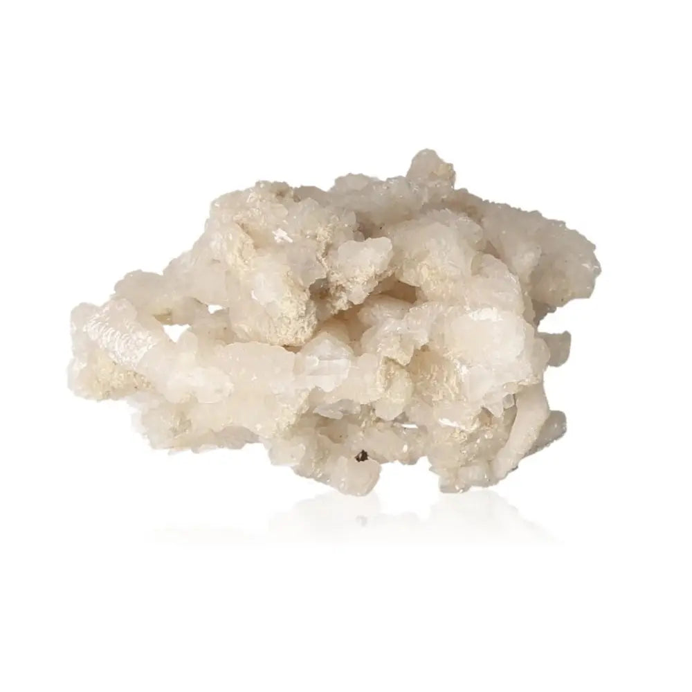 Natural quartz mineral cluster showcasing white crystal formation for balance and harmony in spiritual spaces.