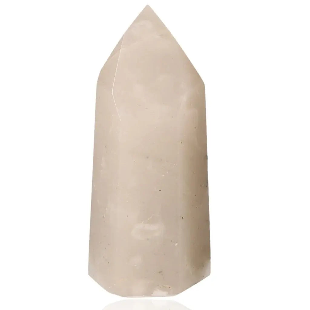 Quartz Tower crystal exuding tranquility and enlightenment with its captivating colors and mystical properties, perfect for enhancing any space.