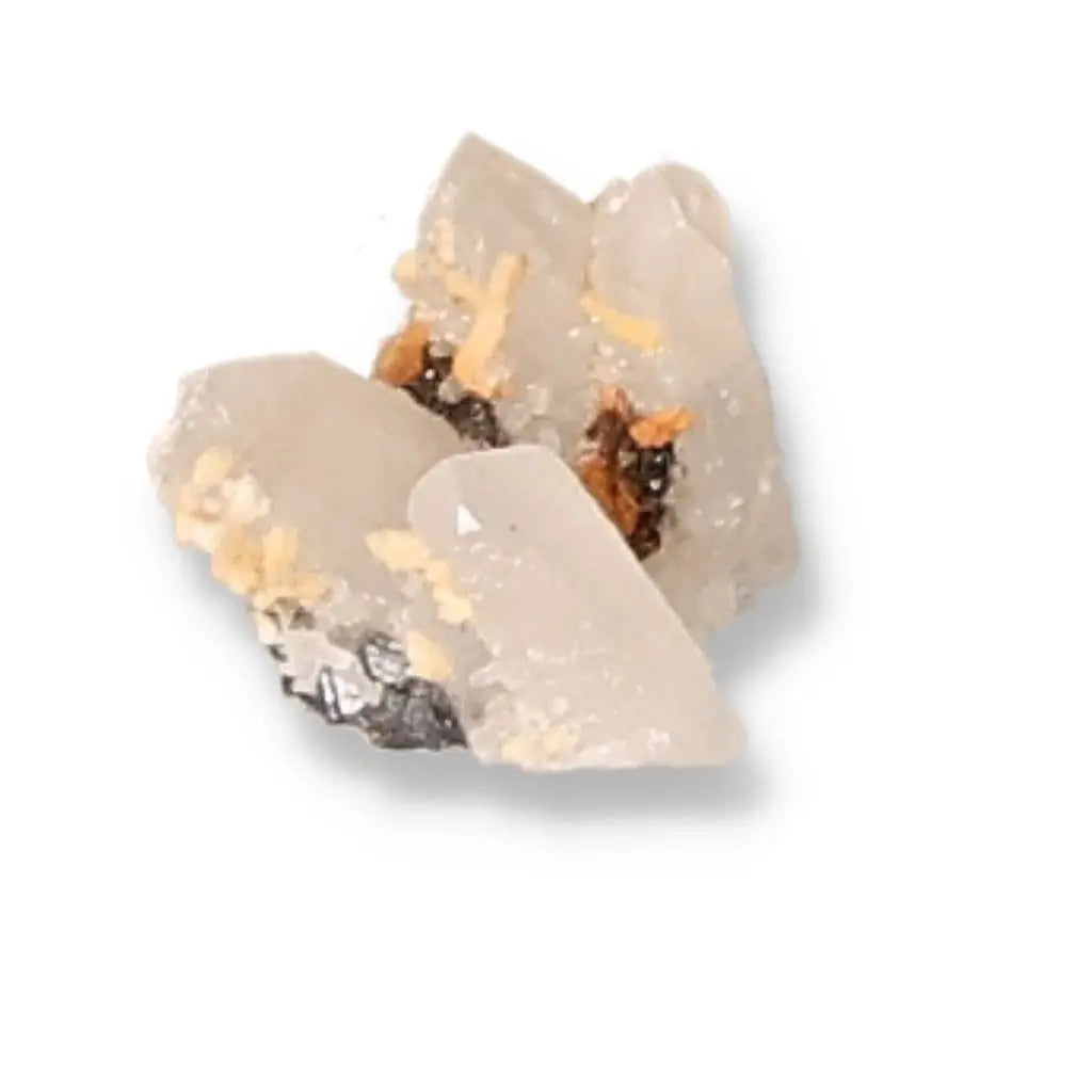 Quartz on Galena mineral specimen, showcasing the unique blend of spiritual and material beauty, perfect for energetic journeys.