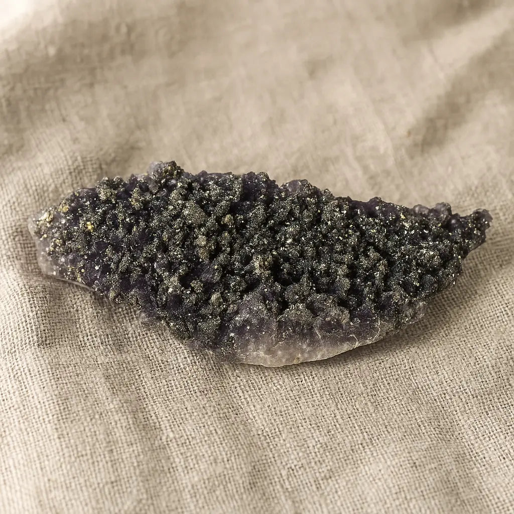 Rare Amethyst with Pyrite Sylvia Crystals Sp. z o.o.