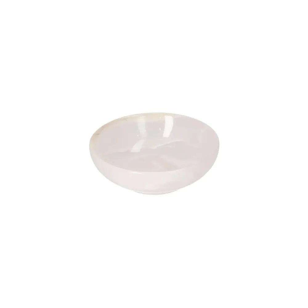 Rose Onyx Bowl with smooth polished surface and unique veining, adding a warm sophisticated touch to home décor.