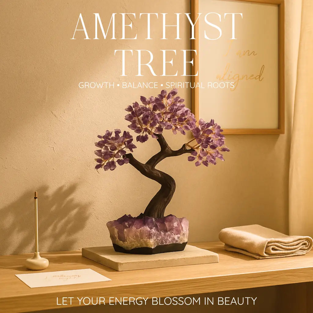Rough Amethyst Tree 45cm – Raw Serenity and Spiritual Energy Sylvia Crystals Sp. z o.o.