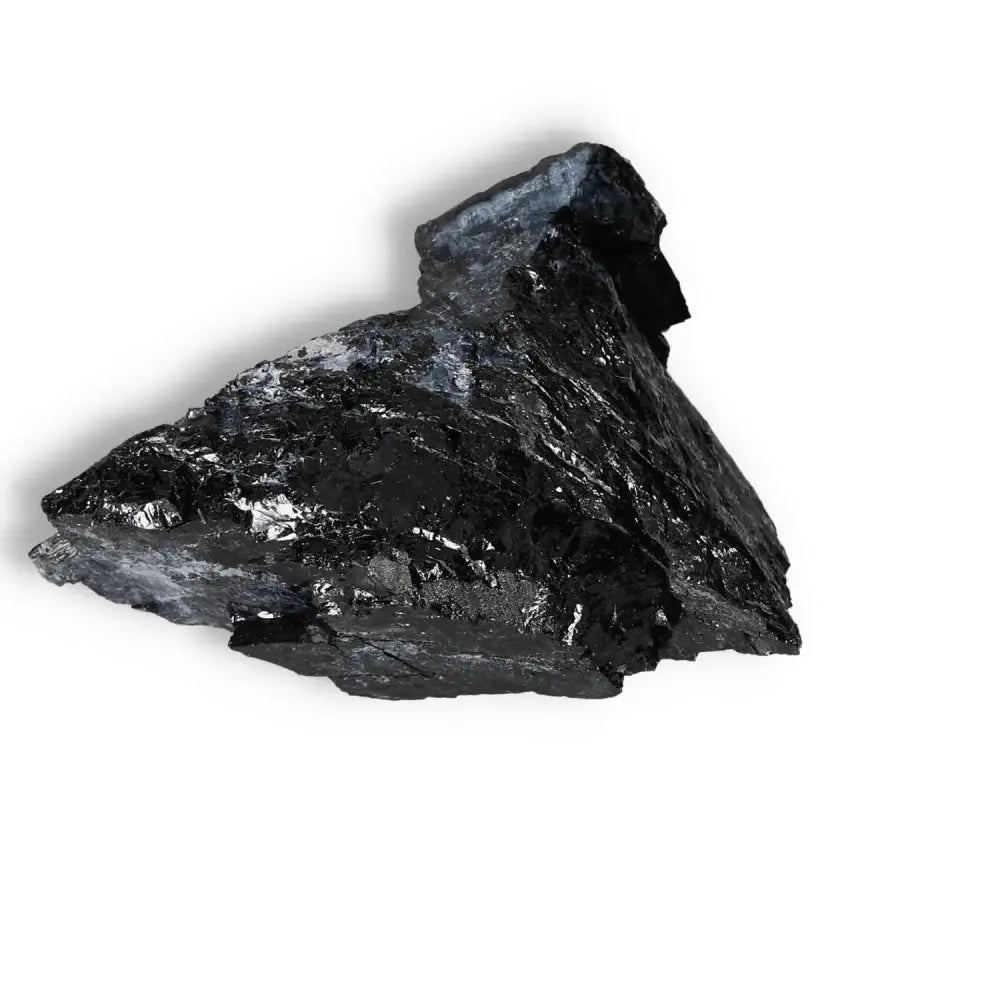 Rough Black Tourmaline Druze by Sylvia Crystals, premium handpicked crystal for energy purification and transformation.