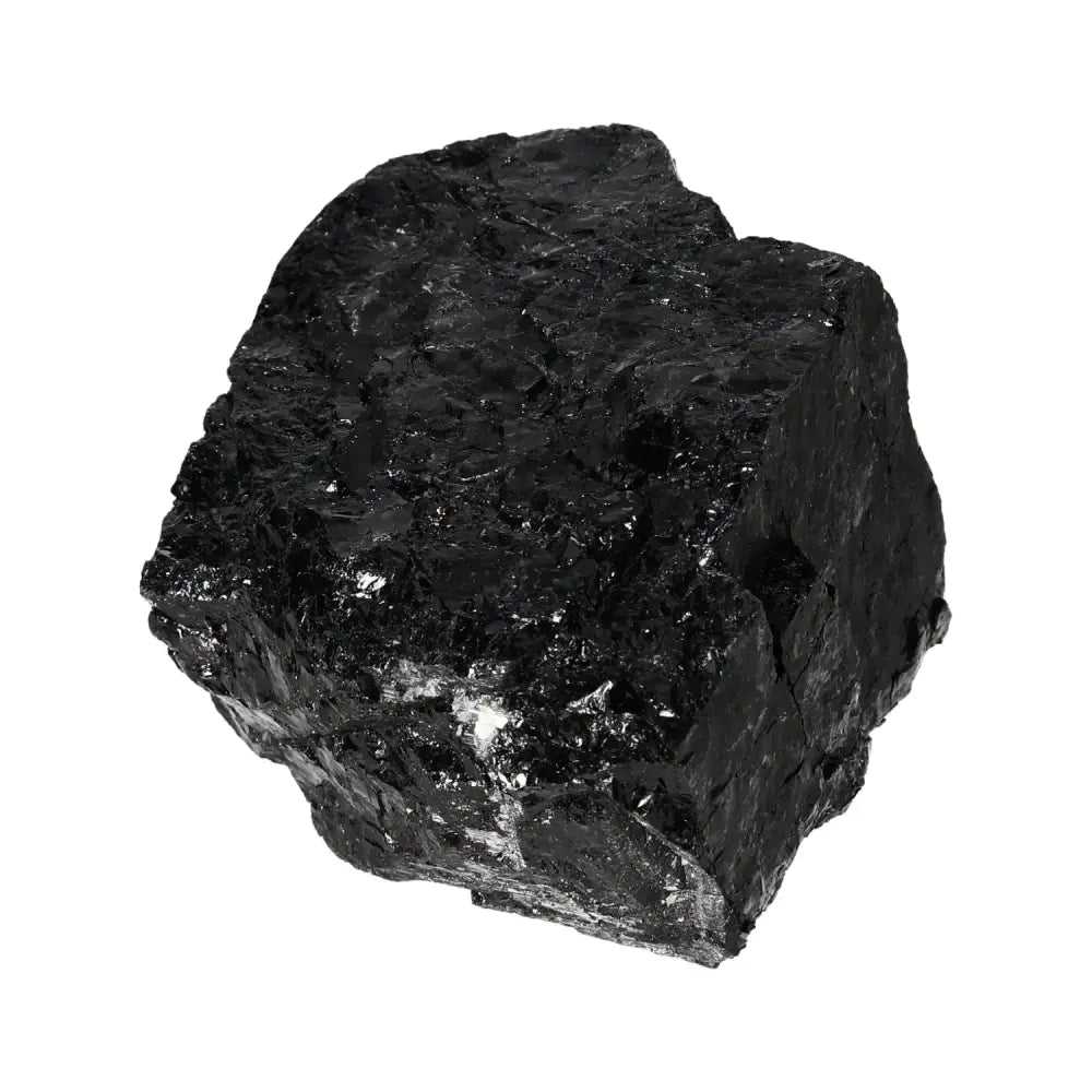 Rough Black Tourmaline Druze from Sylvia Crystals showcasing premium quality crystal for spiritual cleansing.