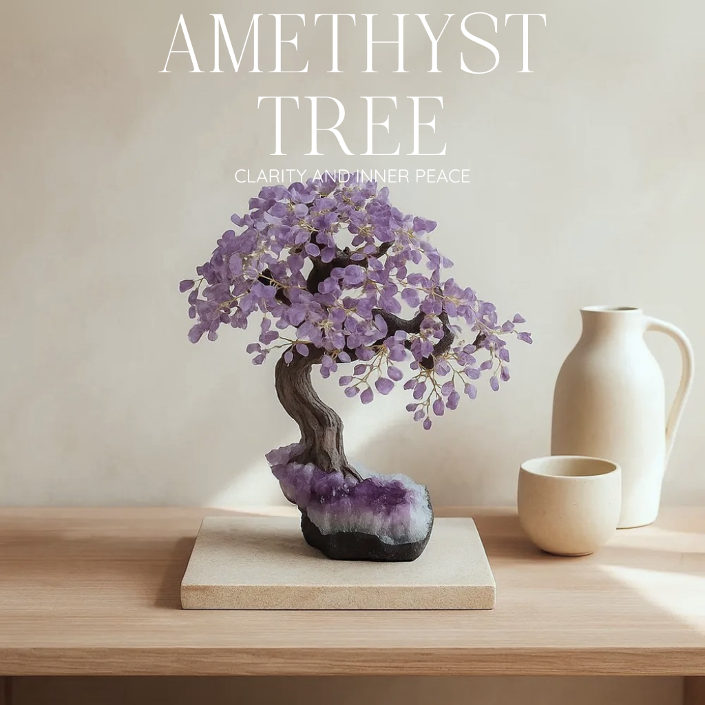 Rough Amethyst Tree 55 cm - Sylvia Crystals Sp. z o.o