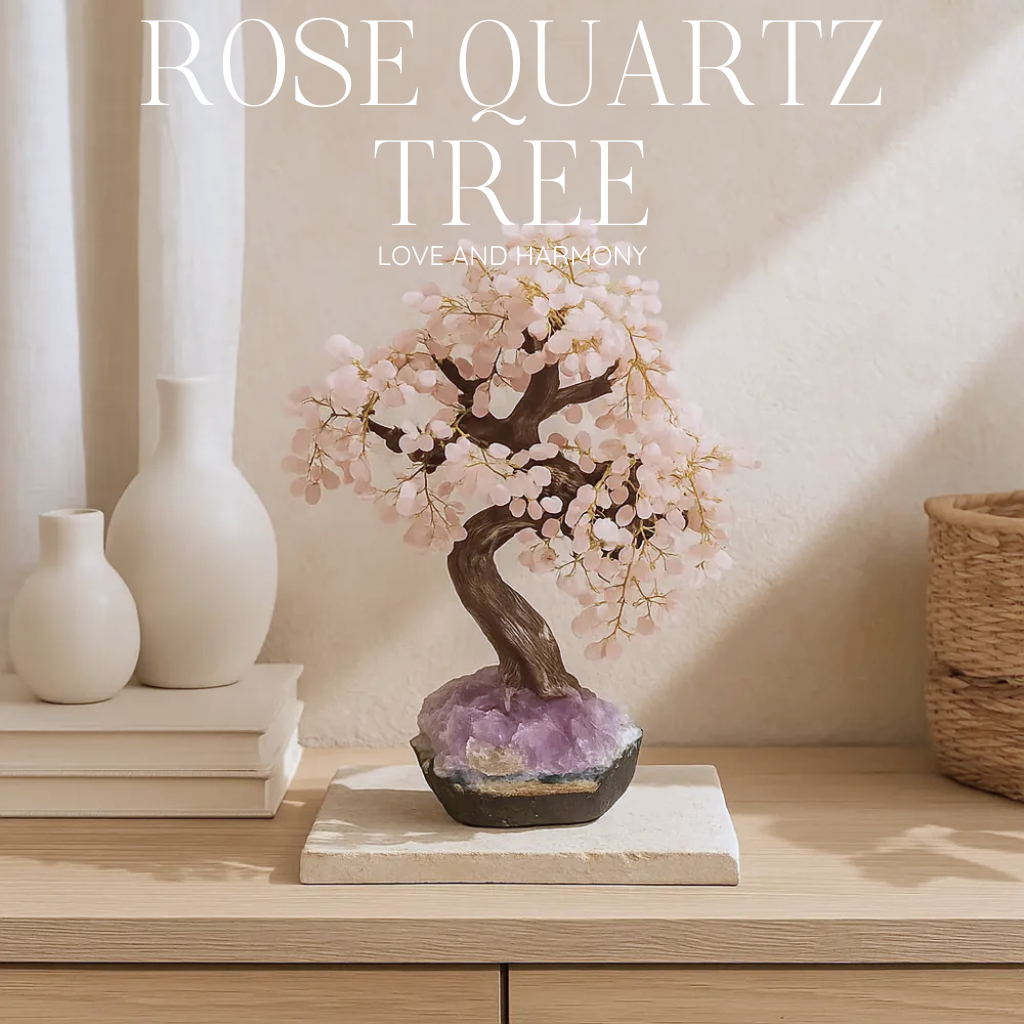 "Tumbled Quartz Tree 55cm"