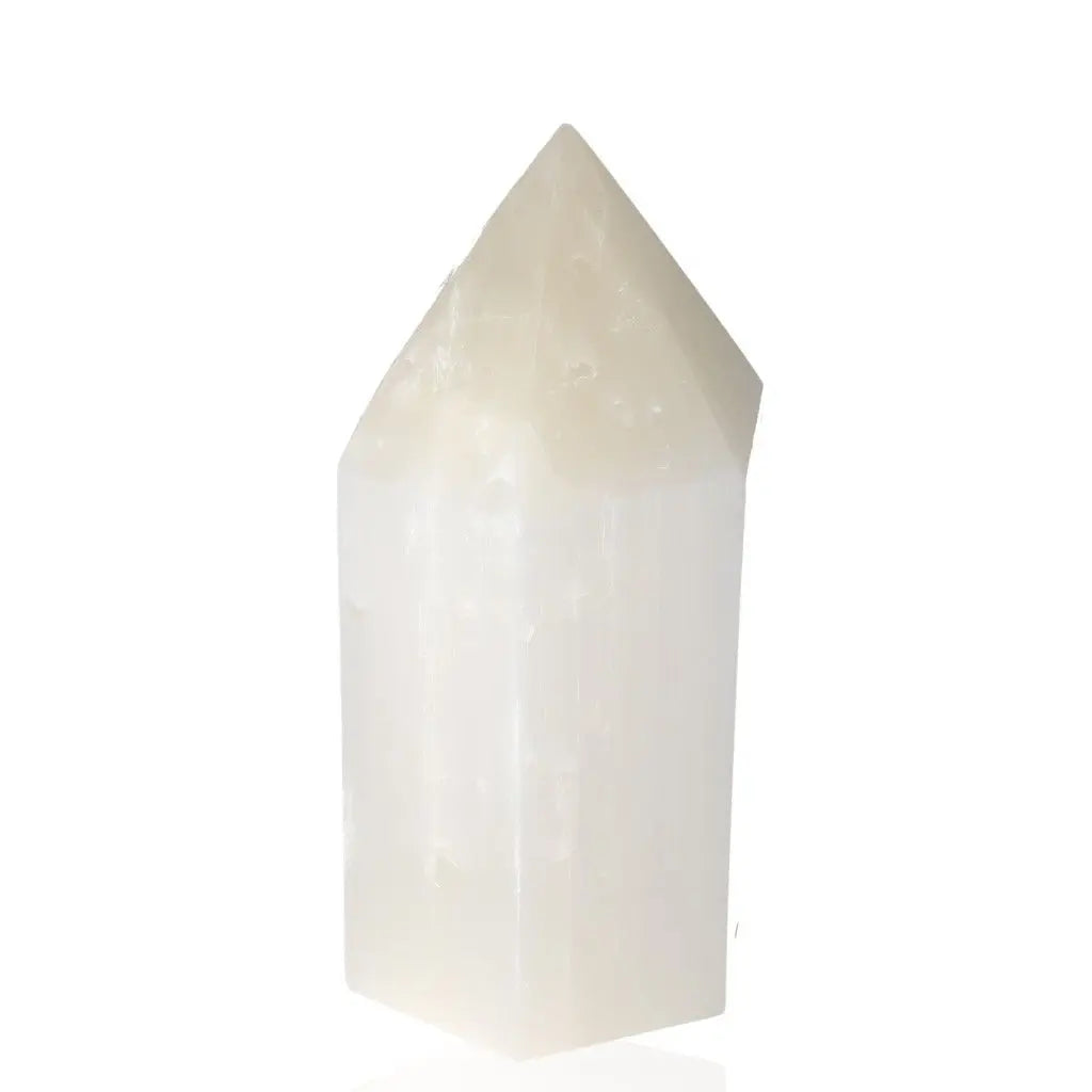 Selenite point crystal 20cm from Sylvia Crystals, perfect for spiritual growth and mindful living.