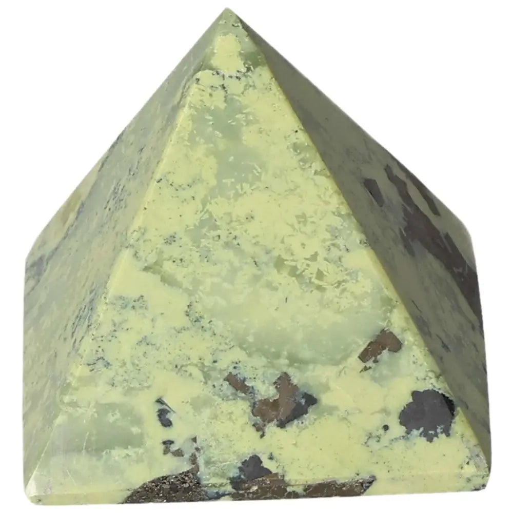 Serpentine Pyramid for heart chakra activation, meditation, healing, and spiritual growth.