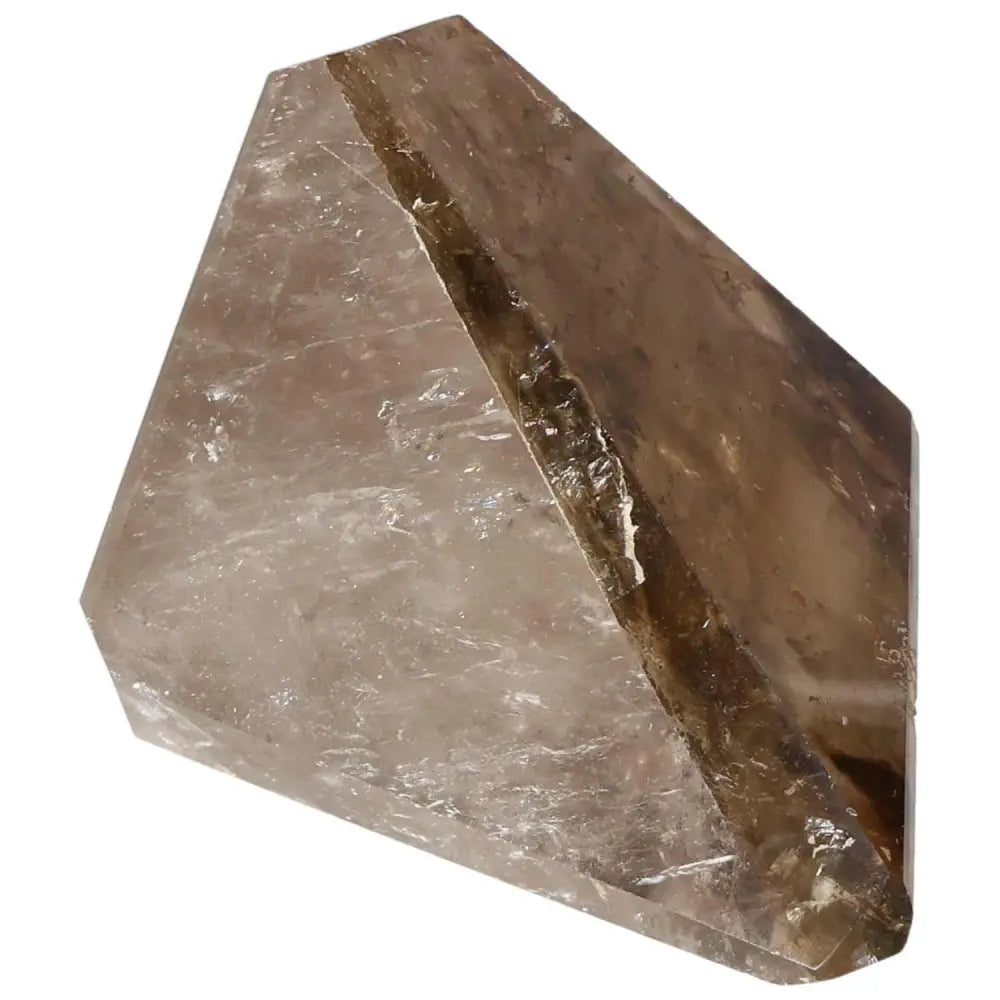 Smoky Quartz Obelisk, a grounding stone for sound decision-making and clear thinking, ideal for businessmen and practical tasks.